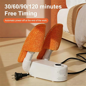 Stop Wet Shoes: Portable 360° Shoe Dryer