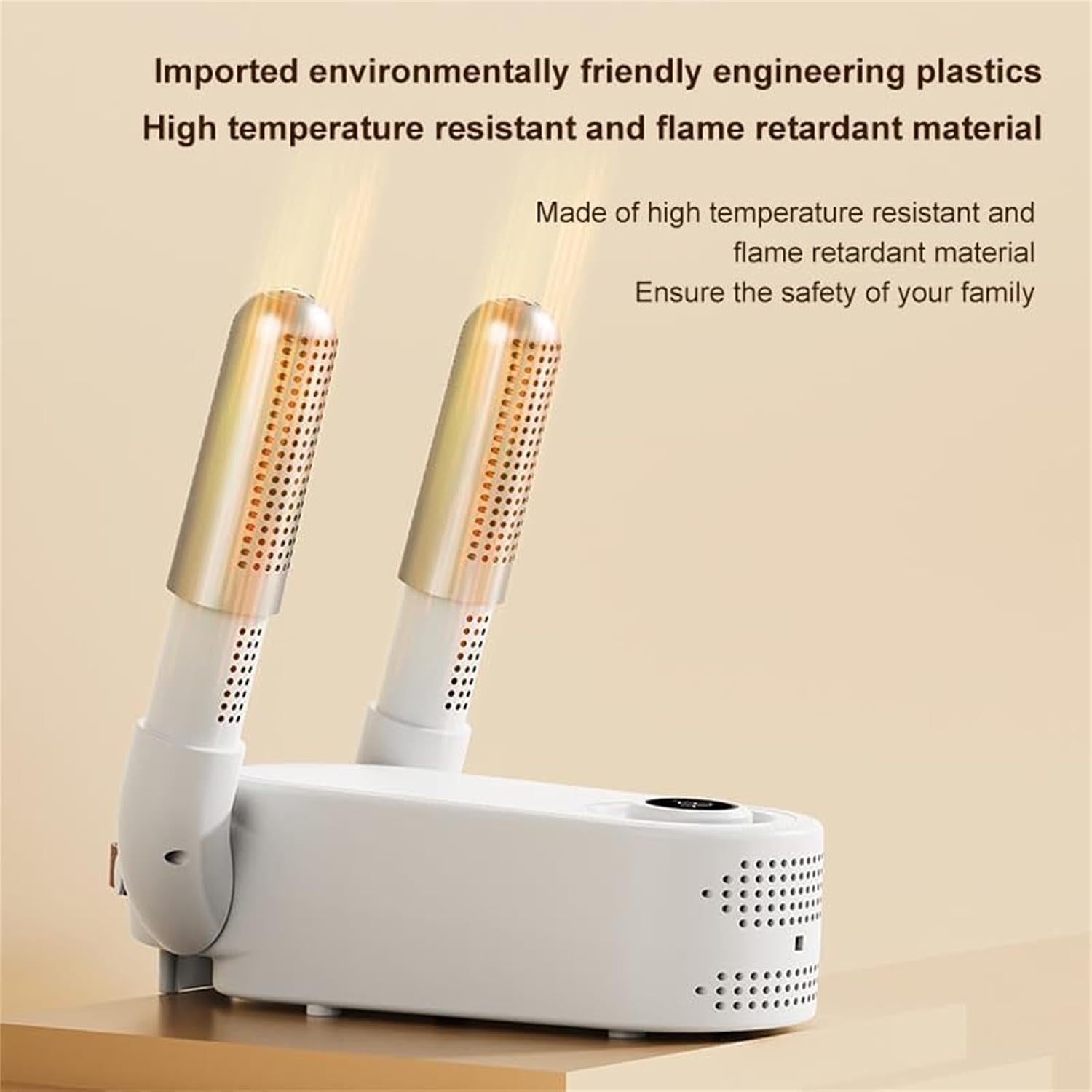 Stop Wet Shoes: Portable 360° Shoe Dryer